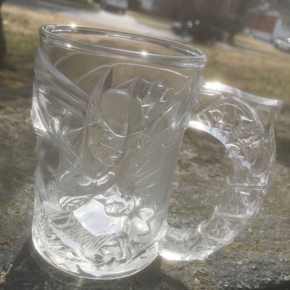 Vintage mcdonald’s batman movie glass mug